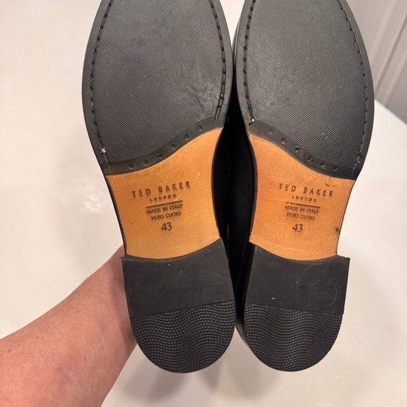 Ted Baker London BLACK Alffie Leather Saddle Loafer. Made in Italy. $259 10M - Picture 6 of 9